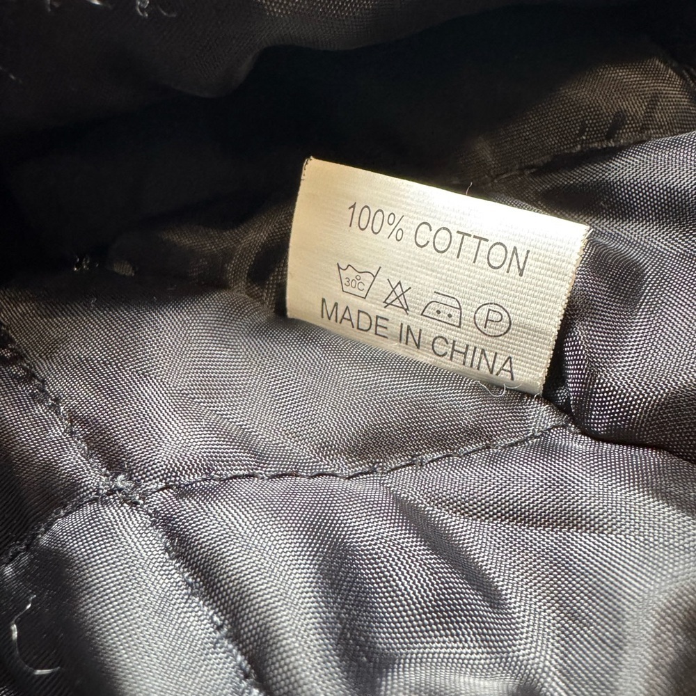 Men’s BEGOING bomber jacket with a gray and black watercolor pattern size M - Picture 10 of 14